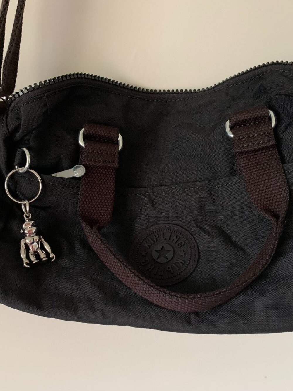 NWT - Kipling Folki Mini Handbag, Black Noir - Picture 2 of 6